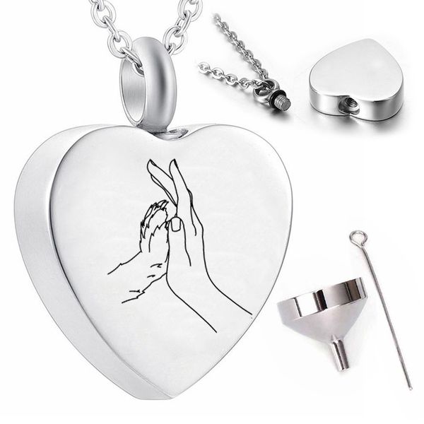 always in the palm of my hand cremation pendant pet ashes urn necklace souvenir memorial dog cat, Silver
always in the palm of my hand cremation pendant pet ashes urn necklace souvenir memorial dog cat, Silver