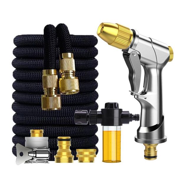 flexible magic extendable household garden water hose high pressure car wash foam spray gun plastic tube watering irrigation equipments
flexible magic extendable household garden water hose high pressure car wash foam spray gun plastic tube watering irrigation equipments