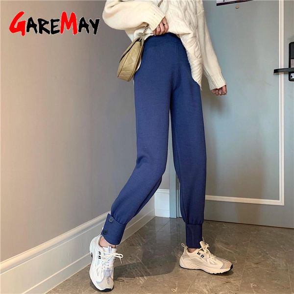 women's pants & capris 2021 autumn knitted trousers for women harem warm high waist loose oversize winter knitting korea style, Black;white
women's pants & capris 2021 autumn knitted trousers for women harem warm high waist loose oversize winter knitting korea style, Black;white