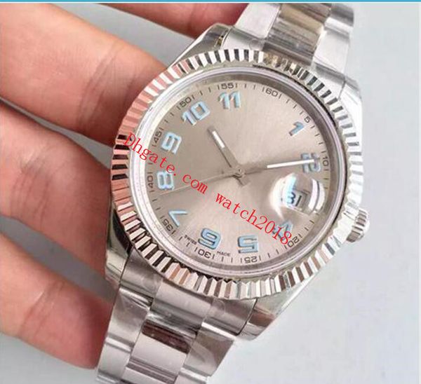 u1 factory luxury watches 41mm 116334 mechanical watch arabic dial 18k white gold stainless steel men wristwatches original box, Slivery;brown
u1 factory luxury watches 41mm 116334 mechanical watch arabic dial 18k white gold stainless steel men wristwatches original box, Slivery;brown