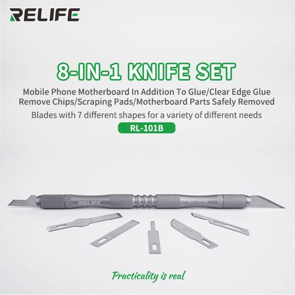 rl-101b 8 in 1 cpu blades glue remove knife phone fingerprint ic chip remover sculpture scalpel carving cell repairing tools
rl-101b 8 in 1 cpu blades glue remove knife phone fingerprint ic chip remover sculpture scalpel carving cell repairing tools