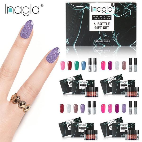 inagla 6pcs/set gel polish set for manicure uv colors nail semi permanent hybrid art varnish & kits1, Red;pink
inagla 6pcs/set gel polish set for manicure uv colors nail semi permanent hybrid art varnish & kits1, Red;pink