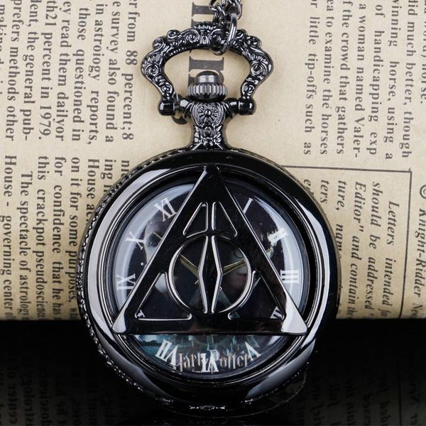 pocket watches classic movie deathly hallows black quartz watch necklace men and women accessories pendant premium clock steampunk fob, Slivery;golden
pocket watches classic movie deathly hallows black quartz watch necklace men and women accessories pendant premium clock steampunk fob, Slivery;golden