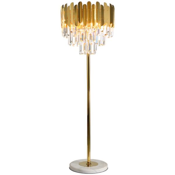 nordic light luxury stainless steel body crystal lampshade floor lamp for living room study decor bedroom led standing lamps
nordic light luxury stainless steel body crystal lampshade floor lamp for living room study decor bedroom led standing lamps