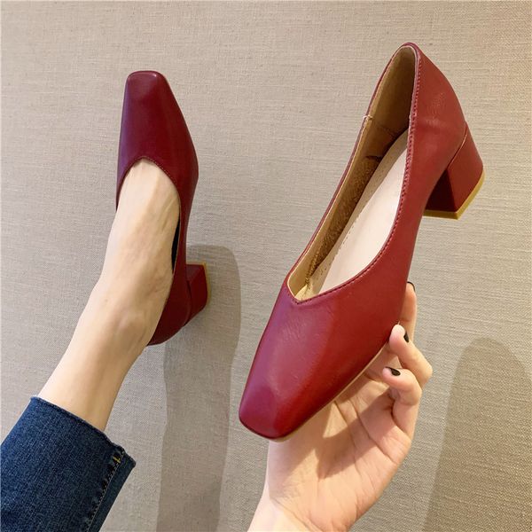 new women pumps 2021 spring autumn square toe ladies work shoes fashion thick low heels slip on female shallow woman causal shoe, Black
new women pumps 2021 spring autumn square toe ladies work shoes fashion thick low heels slip on female shallow woman causal shoe, Black