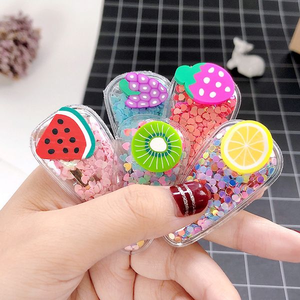 10 colours 2.2 polegada beautiful fruit hair for young transparent hairpin sweet new children ins bb clip accessory, Golden;silver
10 colours 2.2 polegada beautiful fruit hair for young transparent hairpin sweet new children ins bb clip accessory, Golden;silver
