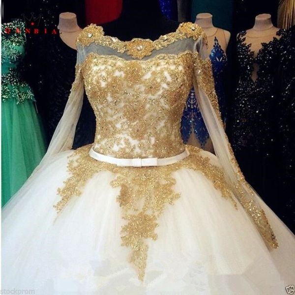 country bridal gowns white and gold tulle boat neck wedding dress scalloped lace long sleeves sweep train garden wedding gown
country bridal gowns white and gold tulle boat neck wedding dress scalloped lace long sleeves sweep train garden wedding gown