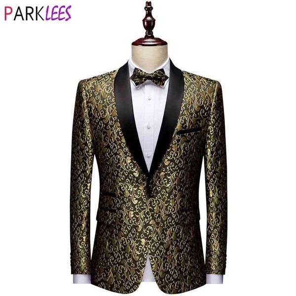 luxury floral jacquard tuxedo blazer men shawl lapel one button slim fit dress blazers mens wedding dinner party blazer homme 210522, White;black
luxury floral jacquard tuxedo blazer men shawl lapel one button slim fit dress blazers mens wedding dinner party blazer homme 210522, White;black