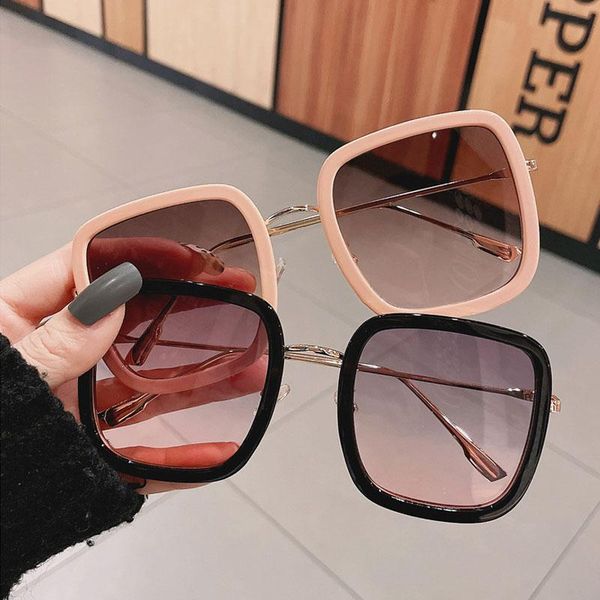 sunglasses oversize square women gradient fashion female outdoor sun protection glasses, White;black
sunglasses oversize square women gradient fashion female outdoor sun protection glasses, White;black