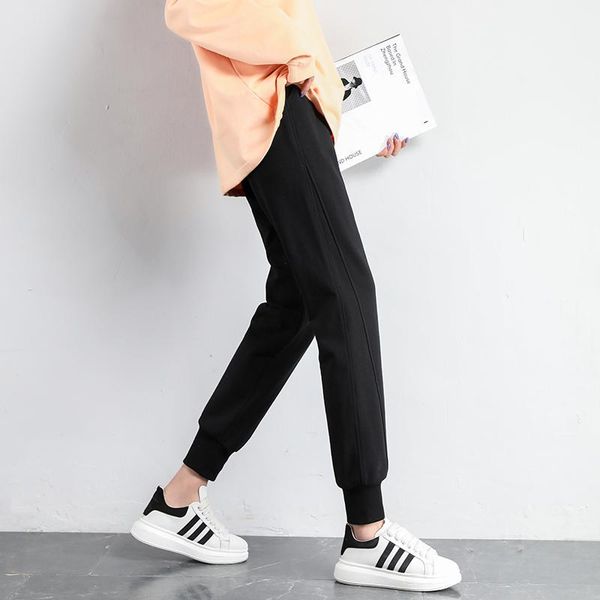 women's pants & capris harem sports casual urban sweatpants vintage joggers harajuku korean fashion streetwear female trouser suits 202, Black;white
women's pants & capris harem sports casual urban sweatpants vintage joggers harajuku korean fashion streetwear female trouser suits 202, Black;white