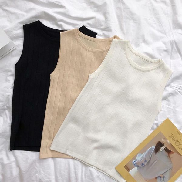 womens tank mujer black women summer elasticity white knitted striped casual clothes camiseta haut femme verano
womens tank mujer black women summer elasticity white knitted striped casual clothes camiseta haut femme verano