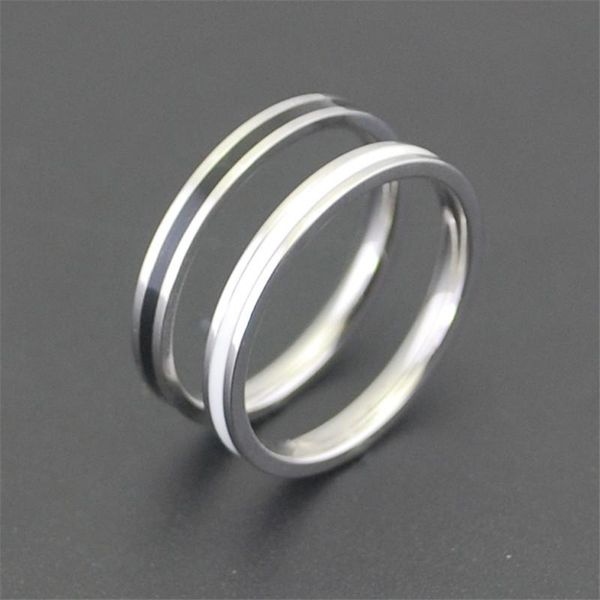 wedding rings bohemian 2.5mm epoxy black white color finger for women jewelry anillos mujer fashion 316 stainless steel engagement bands, Slivery;golden
wedding rings bohemian 2.5mm epoxy black white color finger for women jewelry anillos mujer fashion 316 stainless steel engagement bands, Slivery;golden