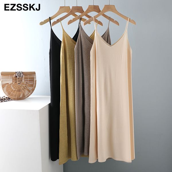 chic a-line basic spring summer dress strapless knit dress women loose camisole oversize long dress female knit maxi, Black;gray
chic a-line basic spring summer dress strapless knit dress women loose camisole oversize long dress female knit maxi, Black;gray