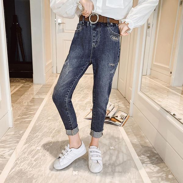 jeans girls pants 2021 arrival tide kids denim sewing wave cotton girl clothes wild trousers spring autumn, Blue
jeans girls pants 2021 arrival tide kids denim sewing wave cotton girl clothes wild trousers spring autumn, Blue