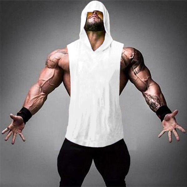 men' tank 2021 summer plain gyms mens bodybuilding stringer hoodies blank vest fitness shirt 100% cotton solid sleeveless, White;black
men' tank 2021 summer plain gyms mens bodybuilding stringer hoodies blank vest fitness shirt 100% cotton solid sleeveless, White;black