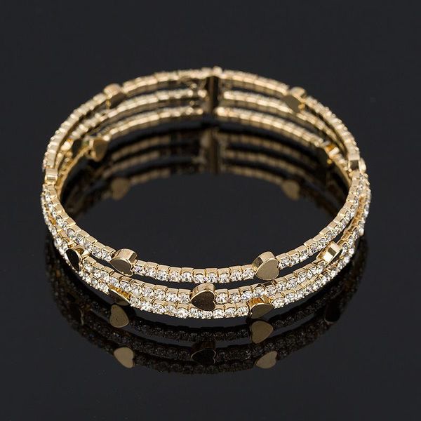 bangle cute female crystal rhinestone big yellow gold heart bracelets bangles for women vintage retro valentine's day gifts, Black
bangle cute female crystal rhinestone big yellow gold heart bracelets bangles for women vintage retro valentine's day gifts, Black