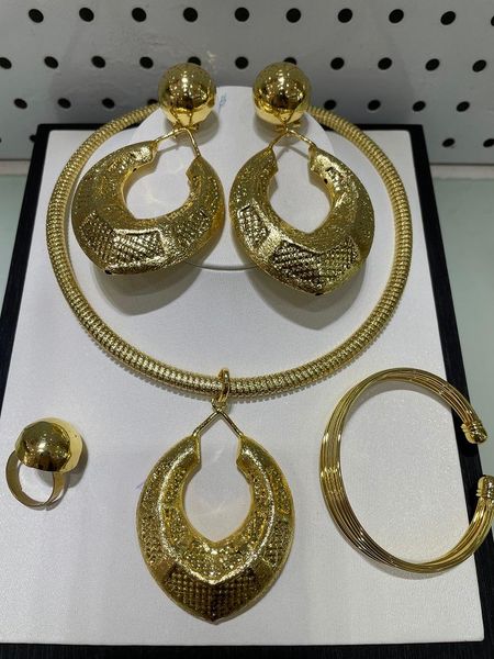 earrings & necklace africa nigeria jewelry sets fashion dubai gold set bracelet earring ladies for women's wedding party gift, Silver
earrings & necklace africa nigeria jewelry sets fashion dubai gold set bracelet earring ladies for women's wedding party gift, Silver