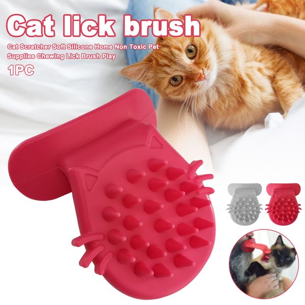 Cat Hair Removal Massage Lick Brush Kitten Grooming Chewing Soft Silicone Comb Pet Supplies Funny Portable Washable Home Play
Cat Hair Removal Massage Lick Brush Kitten Grooming Chewing Soft Silicone Comb Pet Supplies Funny Portable Washable Home Play