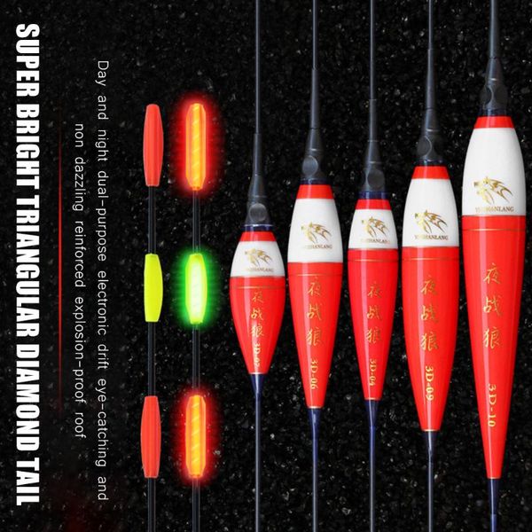 fishing accessories electric floats led luminous buoy high sensitivity light fish bite bobber outdoor night tackles
fishing accessories electric floats led luminous buoy high sensitivity light fish bite bobber outdoor night tackles