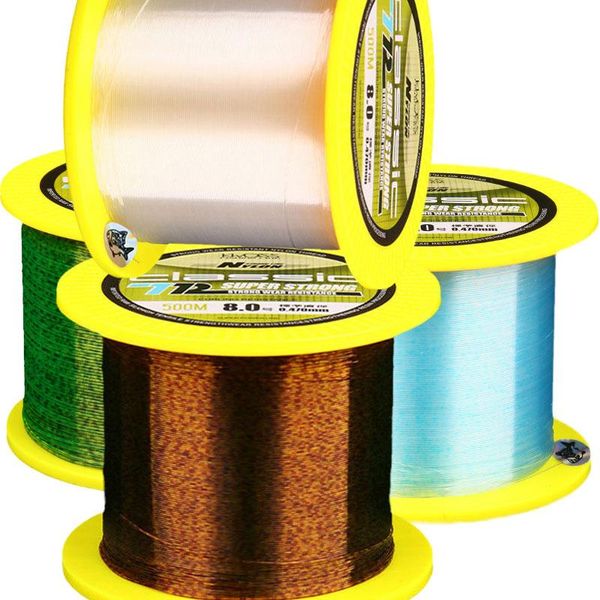 fishing line 500m nylon monofilament thread for carp accessories nvisible spot discoloration 4.9-90.8lb blue wire braid
fishing line 500m nylon monofilament thread for carp accessories nvisible spot discoloration 4.9-90.8lb blue wire braid