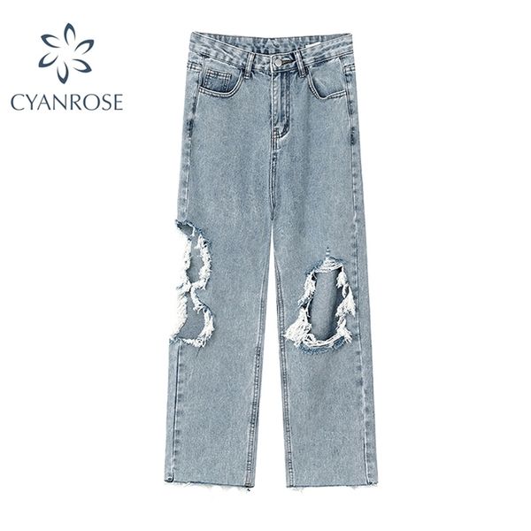 blue ripped jeans woman hight waist baggy vintage boyfriend loose streetwear y2k pants female wide leg stright trousers 210515
blue ripped jeans woman hight waist baggy vintage boyfriend loose streetwear y2k pants female wide leg stright trousers 210515