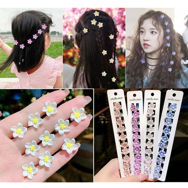 hair accessories 10pcs small flower buckle clips hairpins for women girls fashion diy styles holder pins, Slivery;white
hair accessories 10pcs small flower buckle clips hairpins for women girls fashion diy styles holder pins, Slivery;white