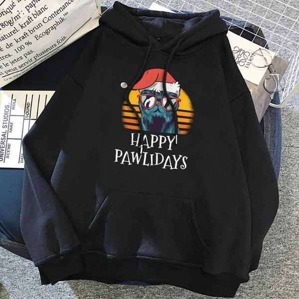 women's hoodies & sweatshirts christmas happy pawlidays women harajuku casual hoodie fashion oversize hoody autumn warm fleece woman pu, Black
women's hoodies & sweatshirts christmas happy pawlidays women harajuku casual hoodie fashion oversize hoody autumn warm fleece woman pu, Black