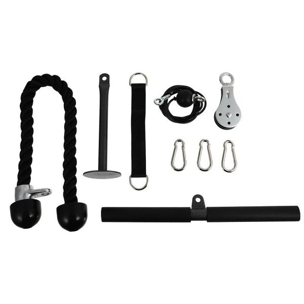 accessories triceps trainer steel wire rope high pull-down gantry pulley household horizontal bar fitness equipment rally
accessories triceps trainer steel wire rope high pull-down gantry pulley household horizontal bar fitness equipment rally