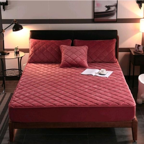 sheets & sets plush thicken quilted mattress cover warm soft crystal cotton bedsheet king queen single bed fitted sheet no case
sheets & sets plush thicken quilted mattress cover warm soft crystal cotton bedsheet king queen single bed fitted sheet no case