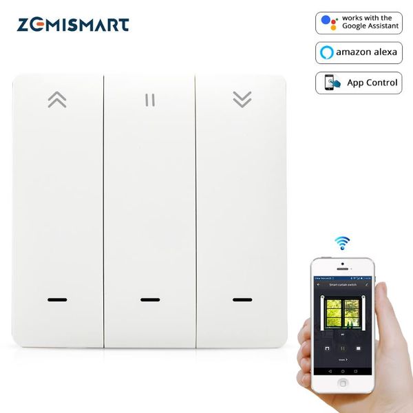smart home control zemismart wifi tuya curtain switch wall work with alexa google life timer
smart home control zemismart wifi tuya curtain switch wall work with alexa google life timer