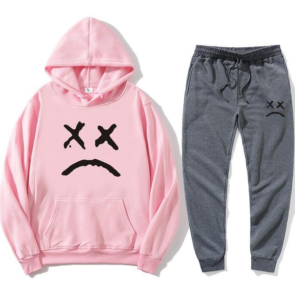 suit casual men tracksuit hoodies sets 2021 spring streetwear sports male jackets+pants two piece hip hop men's & sweatshirts, Black
suit casual men tracksuit hoodies sets 2021 spring streetwear sports male jackets+pants two piece hip hop men's & sweatshirts, Black