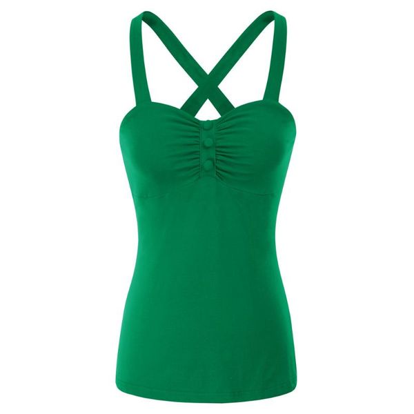 women's tanks & camis womens strappy tank vintage pinup slim stretch bustier camisole shirt vest, White
women's tanks & camis womens strappy tank vintage pinup slim stretch bustier camisole shirt vest, White