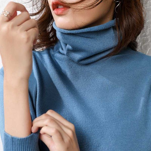 women's knits & tees turtleneck sweater women 2021 autumn winter candy color pullover jumper knitted pull femme lady shirt wf186, White
women's knits & tees turtleneck sweater women 2021 autumn winter candy color pullover jumper knitted pull femme lady shirt wf186, White