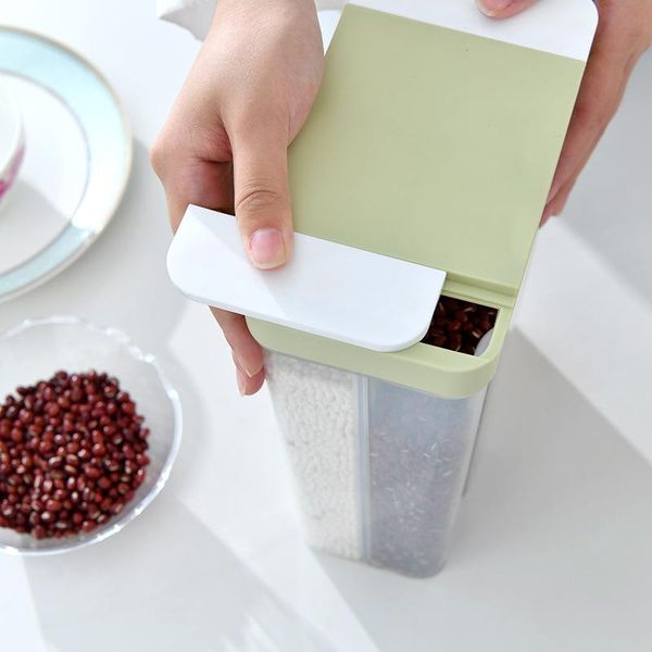 storage bottles & jars grains cereals box kitchen dried goods plastic moisture-proof food seperated with lid freshness sealed j
storage bottles & jars grains cereals box kitchen dried goods plastic moisture-proof food seperated with lid freshness sealed j