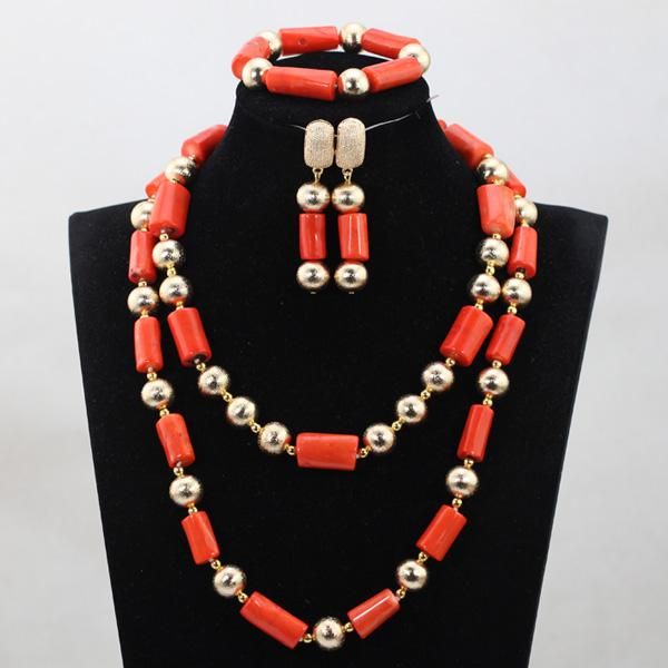 earrings & necklace unique african wedding bridal jewelry set long chain fashion longest artificial coral beads qw1017, Silver
earrings & necklace unique african wedding bridal jewelry set long chain fashion longest artificial coral beads qw1017, Silver