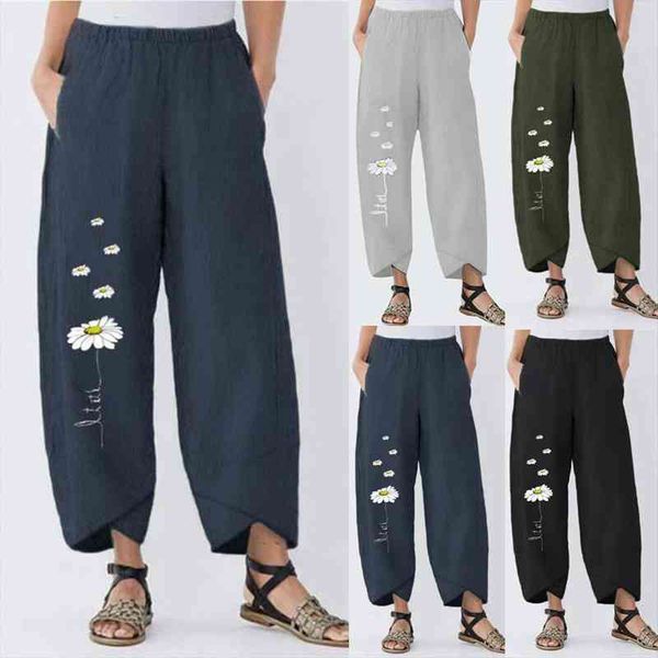 30h fashion loose daisy womens legging print trouser cotton linen elastic waist leggins oversized wide leg pants, Black
30h fashion loose daisy womens legging print trouser cotton linen elastic waist leggins oversized wide leg pants, Black