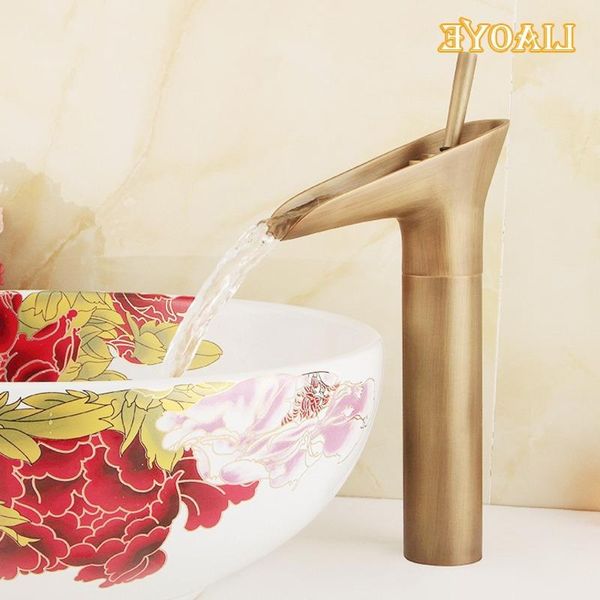 antique wine glass single lever waterfall bathroom basin faucet brass and cold sink mixer taps torneira mic faucets
antique wine glass single lever waterfall bathroom basin faucet brass and cold sink mixer taps torneira mic faucets