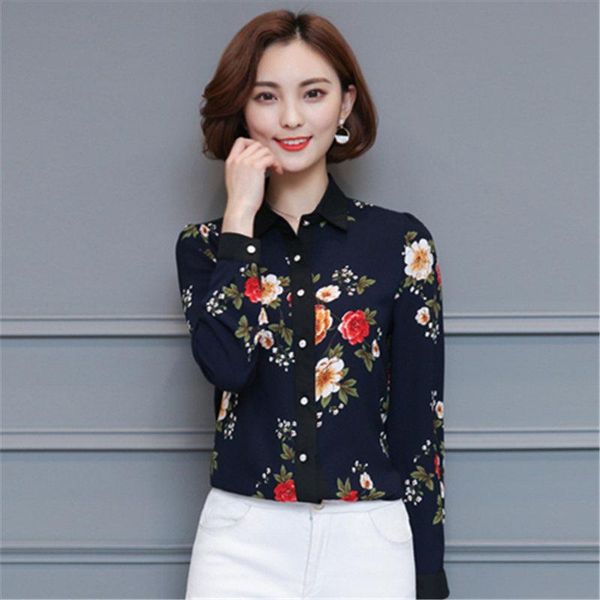 women's blouses & shirts spring floral chiffon white female korea office blouse printed bottoming women blusas shirt
women's blouses & shirts spring floral chiffon white female korea office blouse printed bottoming women blusas shirt