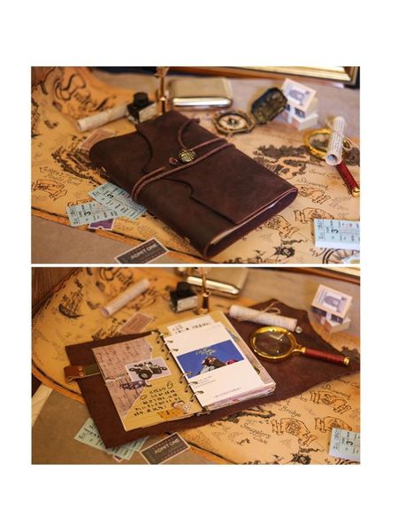 notepads premium spiral notebook classic binder vintage embossed travelers journal with blank paper and retro pendants wholesales, Purple;pink
notepads premium spiral notebook classic binder vintage embossed travelers journal with blank paper and retro pendants wholesales, Purple;pink
