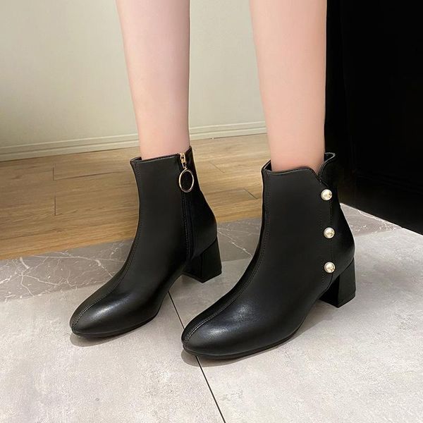 boots chunky ankle for women autumn and winter 2021 casual woman shoes high heels a172, Black
boots chunky ankle for women autumn and winter 2021 casual woman shoes high heels a172, Black
