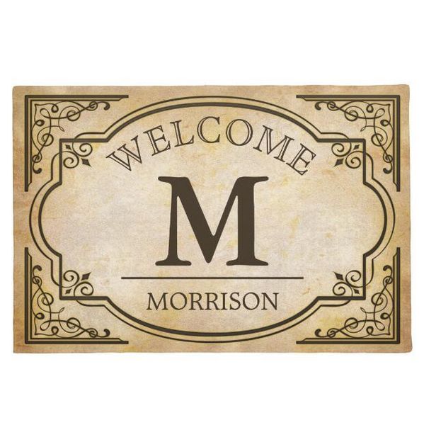 carpets elegant classic vintage look welcome door mats with custom names modern personalised entrance for front living room
carpets elegant classic vintage look welcome door mats with custom names modern personalised entrance for front living room