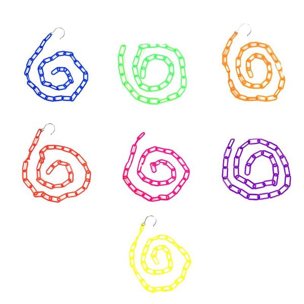 hangers & racks plastic hanger chain thicker with metal hook 136cm display colorful chains
hangers & racks plastic hanger chain thicker with metal hook 136cm display colorful chains