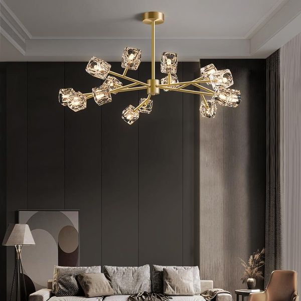 living room foyer chandelier modern dining lamp creative copper crystal hanging light luxury nordic gold chandeliers
living room foyer chandelier modern dining lamp creative copper crystal hanging light luxury nordic gold chandeliers