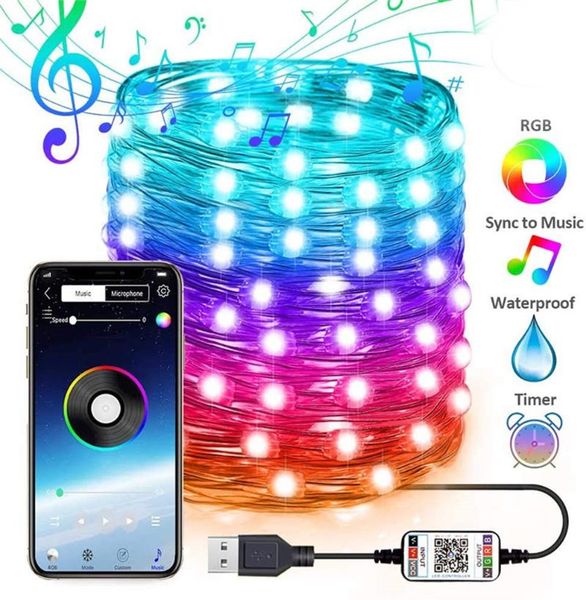 strings led string light music bluetooth app control copper wire lamp waterproof outdoor fairy for christmas tree decoration
strings led string light music bluetooth app control copper wire lamp waterproof outdoor fairy for christmas tree decoration