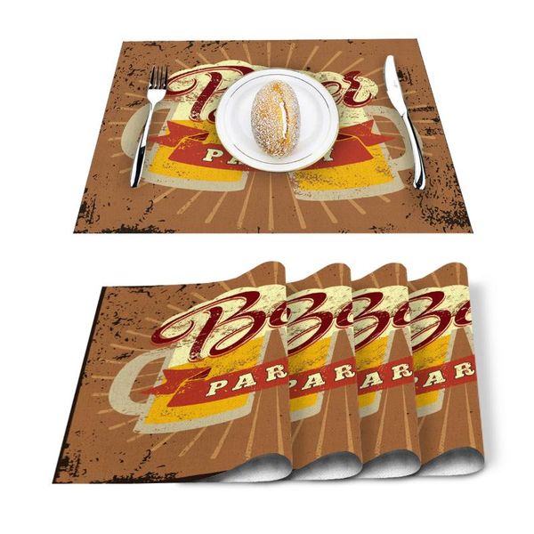 table runner beer alphabet bubbles retro kitchen placemat for dining non-slip and heat-insulating mat decoration
table runner beer alphabet bubbles retro kitchen placemat for dining non-slip and heat-insulating mat decoration
