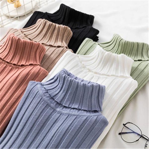 women's sweaters 2021 women solid slim pull femme black fashion autumn winter long sleeve turtleneck sweater mujer knitted pullover, White;black
women's sweaters 2021 women solid slim pull femme black fashion autumn winter long sleeve turtleneck sweater mujer knitted pullover, White;black