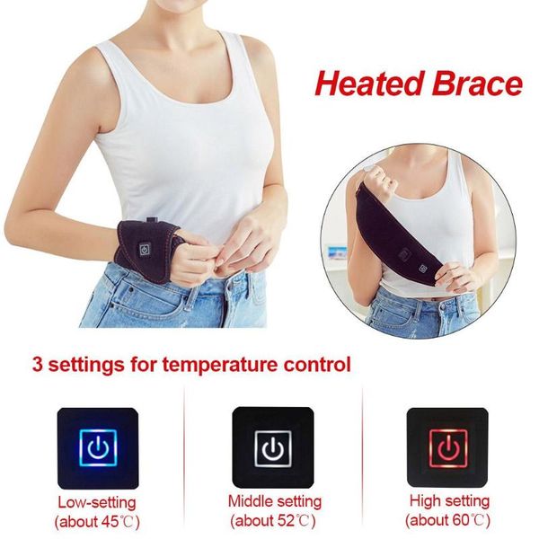 electric heating pad portable hand wrist heated wrap brace with 3 temperature settings for arthritis tendinitis accessories
electric heating pad portable hand wrist heated wrap brace with 3 temperature settings for arthritis tendinitis accessories