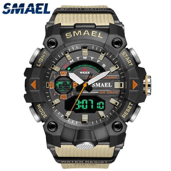 military watches men sport 50m waterproof wristwatch satch alarm led light digital 8040 men's sports 210728, Slivery;brown
military watches men sport 50m waterproof wristwatch satch alarm led light digital 8040 men's sports 210728, Slivery;brown