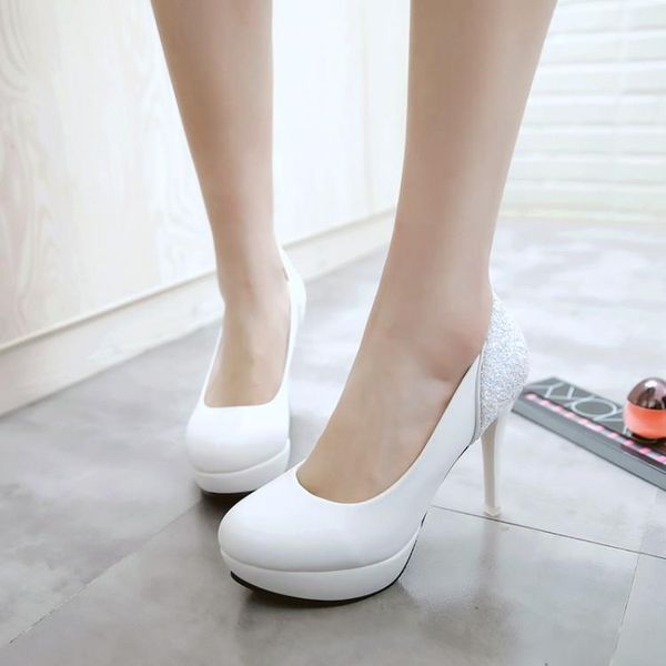 dress shoes oversized ladies high heels women woman pumps pure color shallow mouth high-heeled single, Black
dress shoes oversized ladies high heels women woman pumps pure color shallow mouth high-heeled single, Black