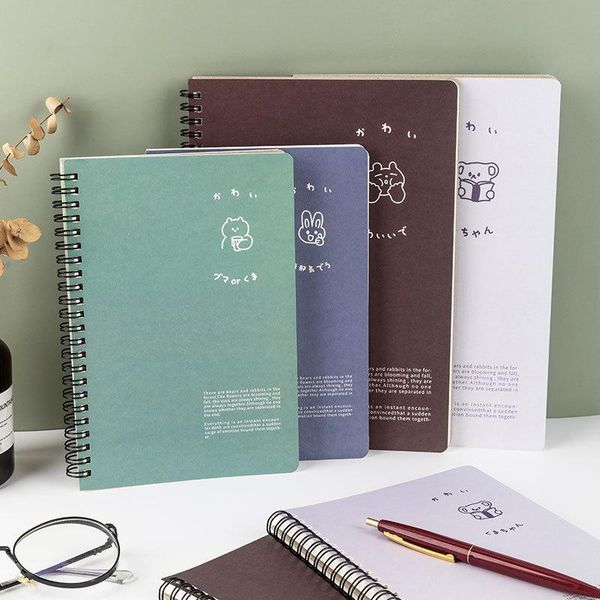 creative student notebook b5/a5 coil book thicken 60 cute diary simple ins notepads, Purple;pink
creative student notebook b5/a5 coil book thicken 60 cute diary simple ins notepads, Purple;pink
